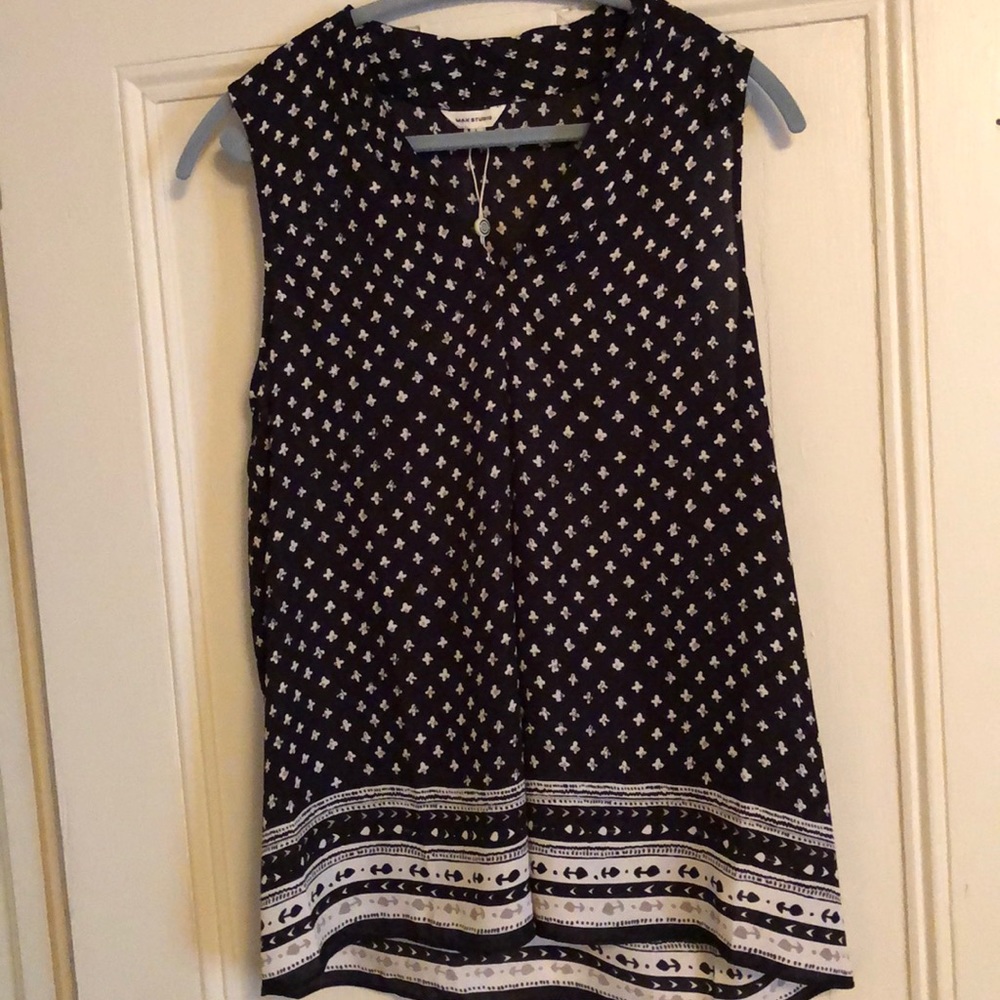 Max Studio printed blouse